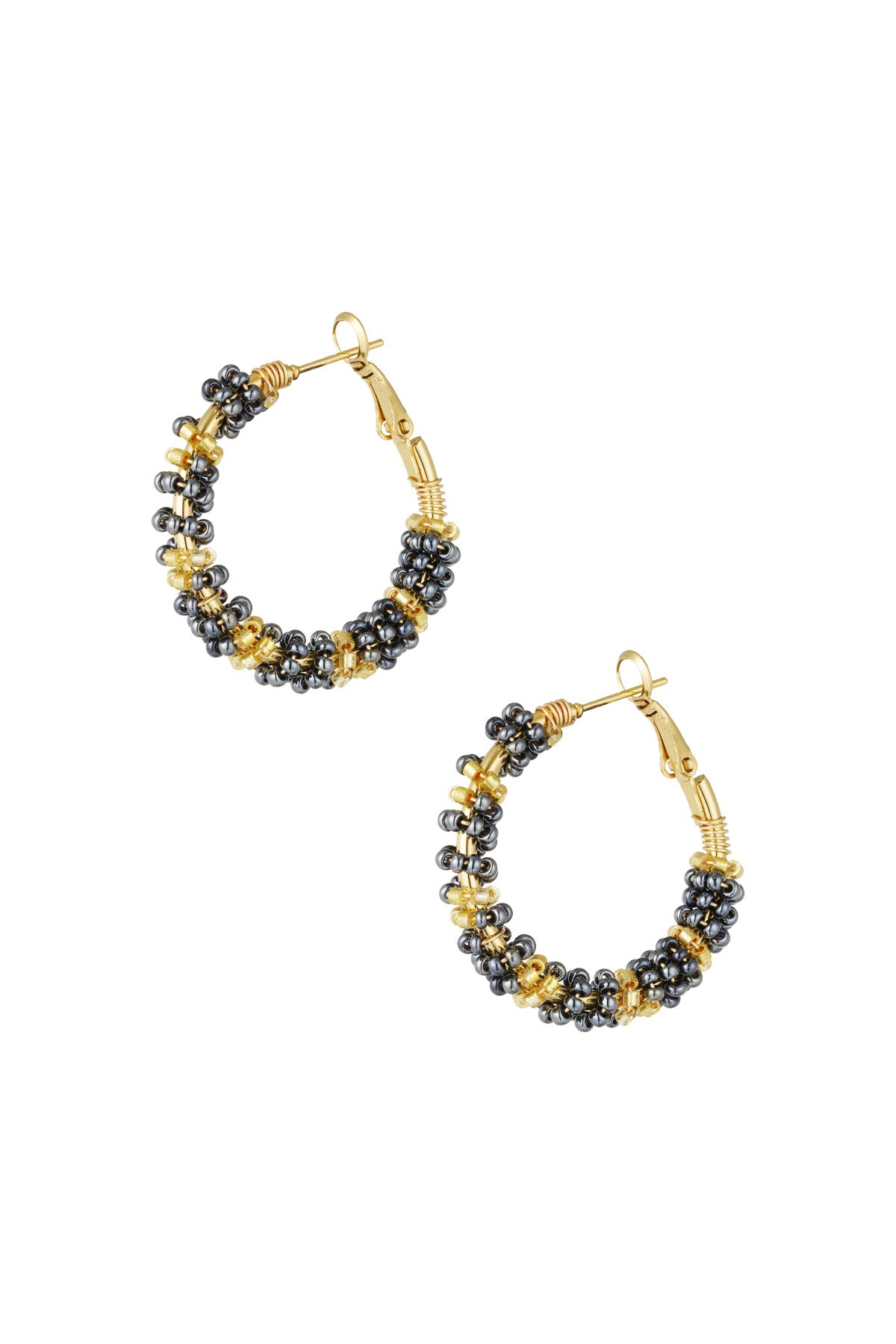 Boucle d'oreille perles de joie