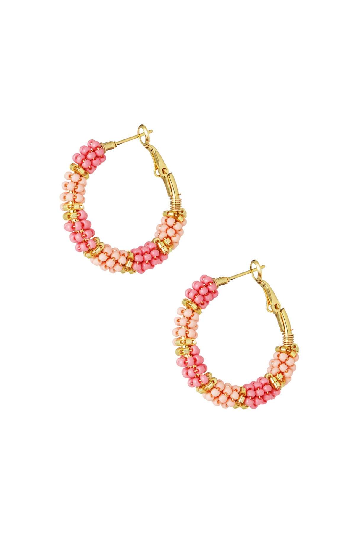 Boucle d'oreille perles de joie