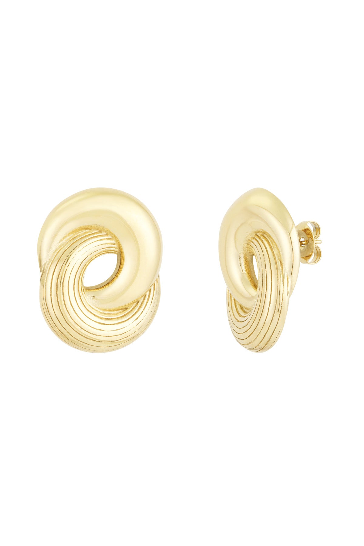 Boucles d'oreilles fusion cercle